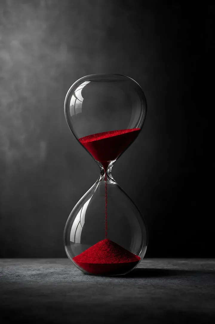 Red Sand: TIME SPENDS ITSELF.