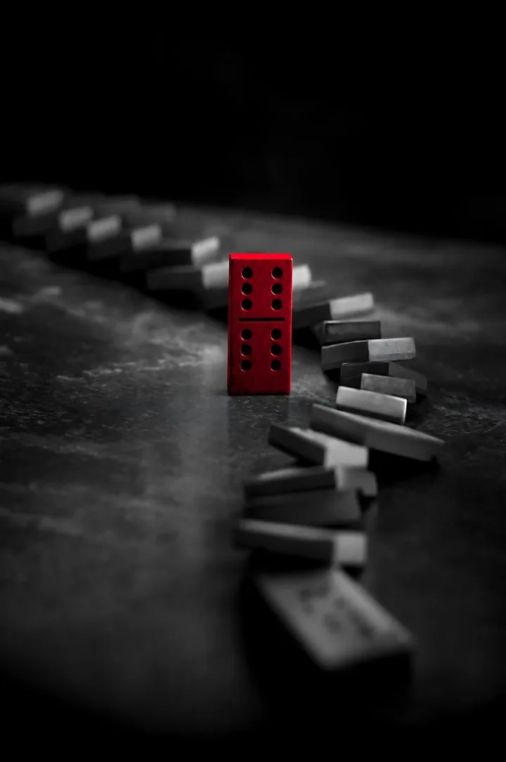 The One Still Standing: EVERY ROW FALLS. ONE DOESN'T.