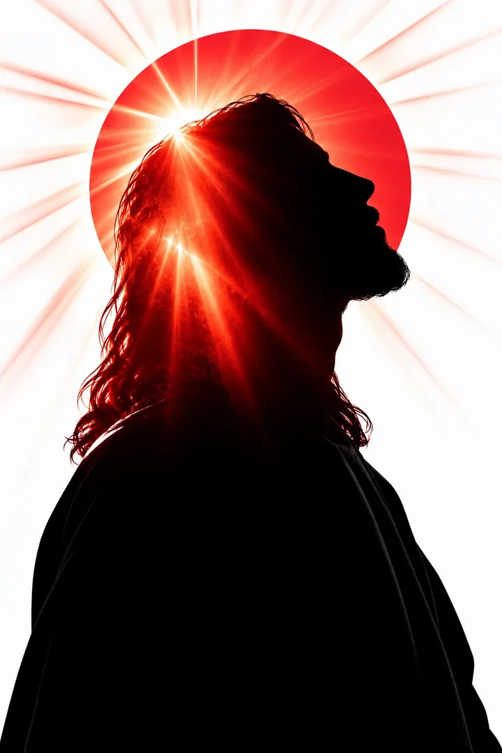 Jesus Silhouette Christian Wall Art
