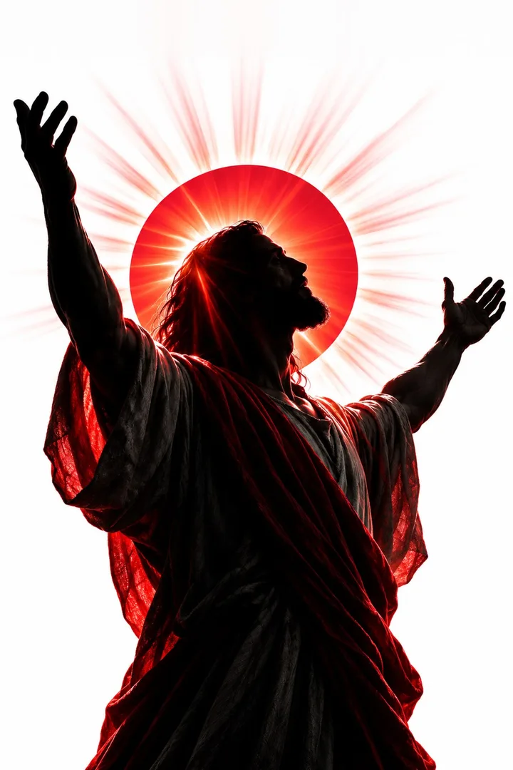 Red Sun Victory Christian Wall Art
