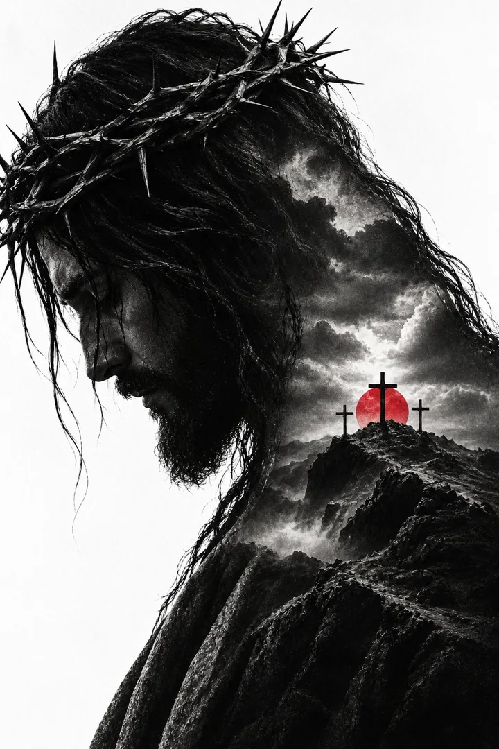 Three Crosses Christian Wall Art