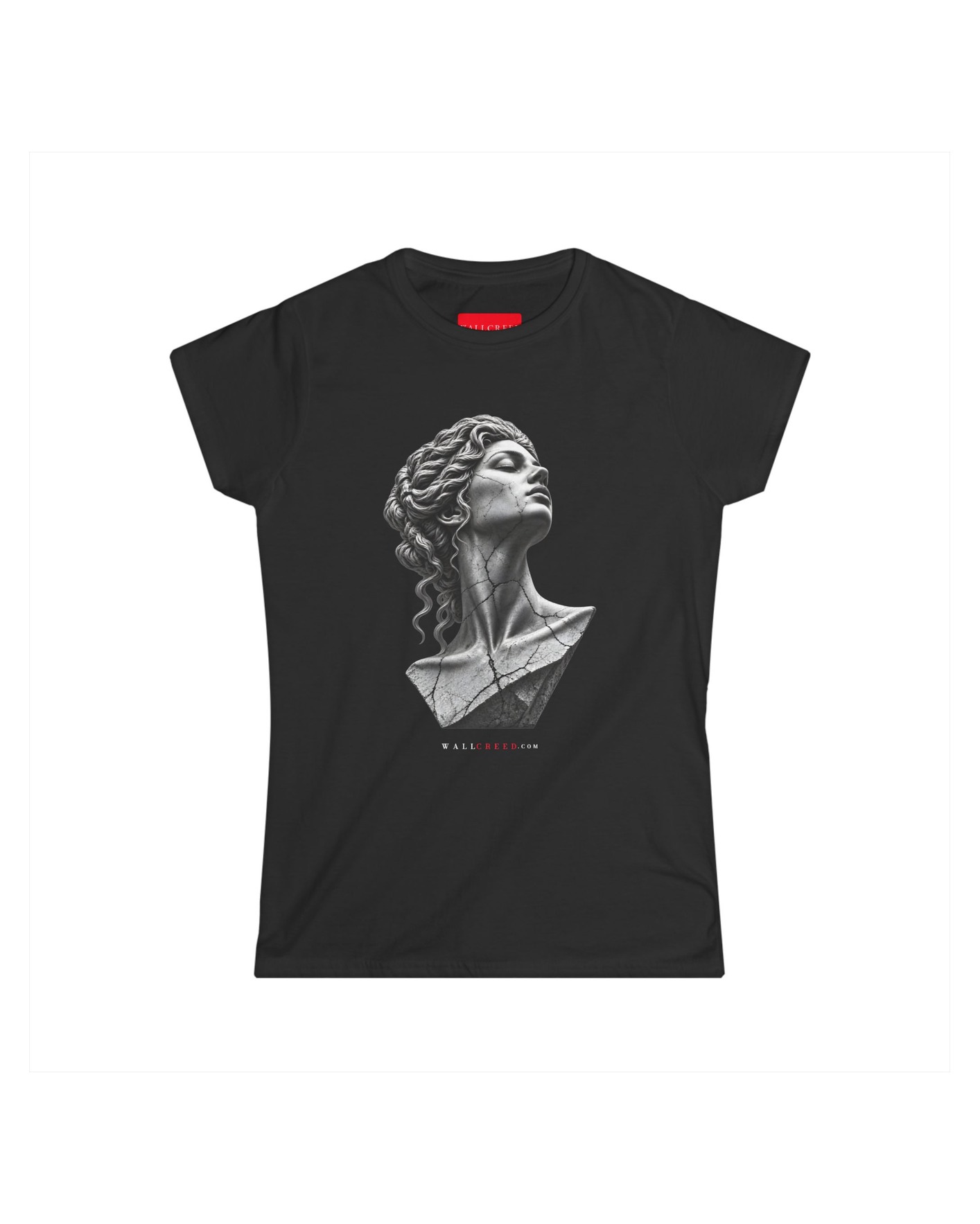 Cracked Marble graphic tee - 