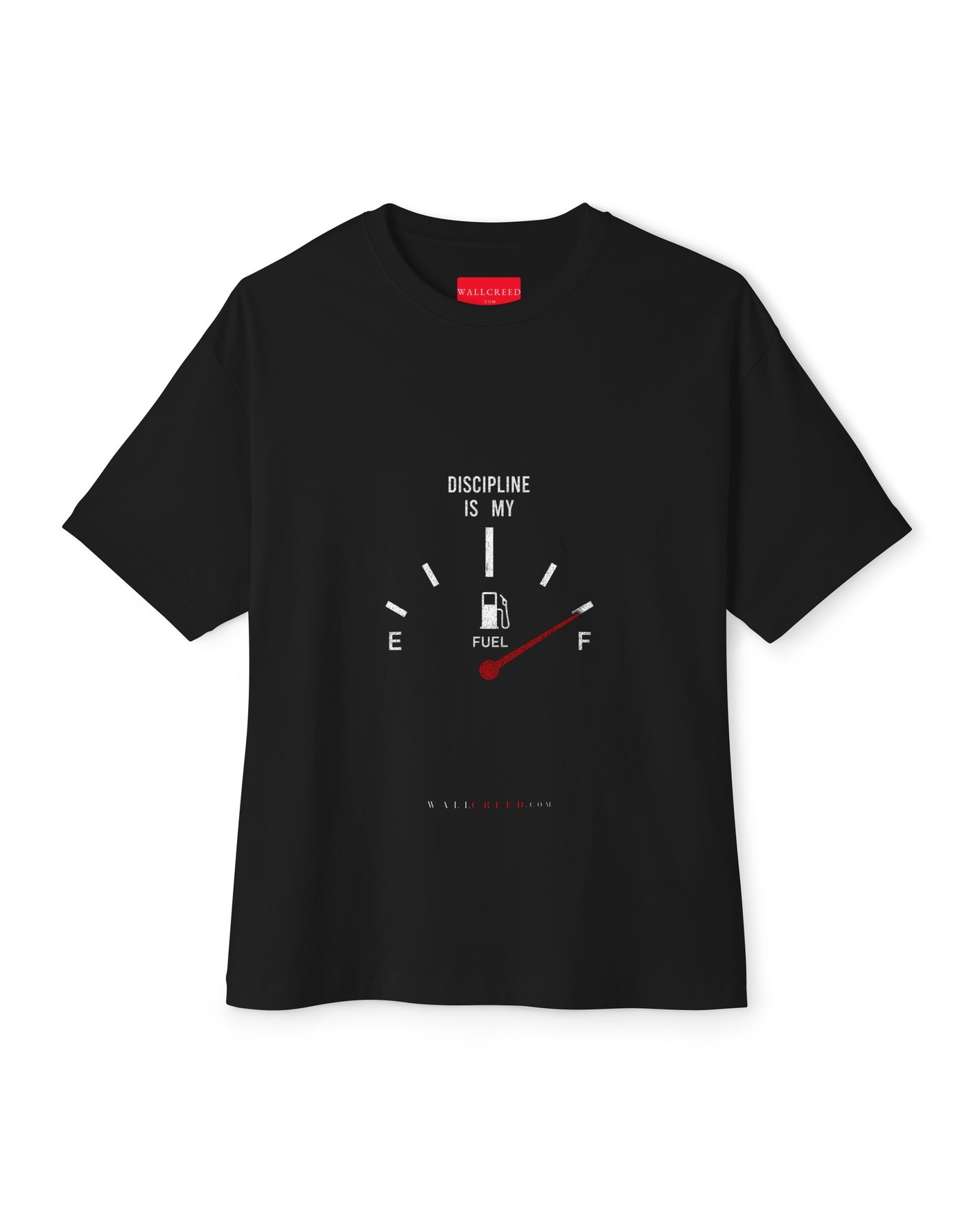 Discipline Is My Fuel graphic tee - DISCIPLINE IS MY FUEL