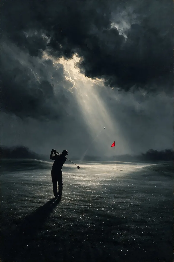 Dawn Patrol Golf Art