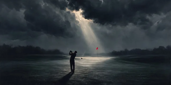 Dawn Patrol Golf Art