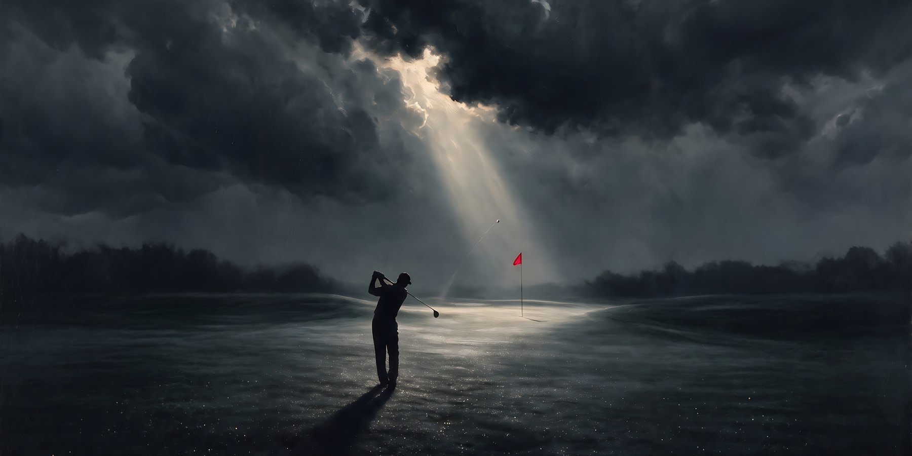 Golf Art: Dawn Patrol