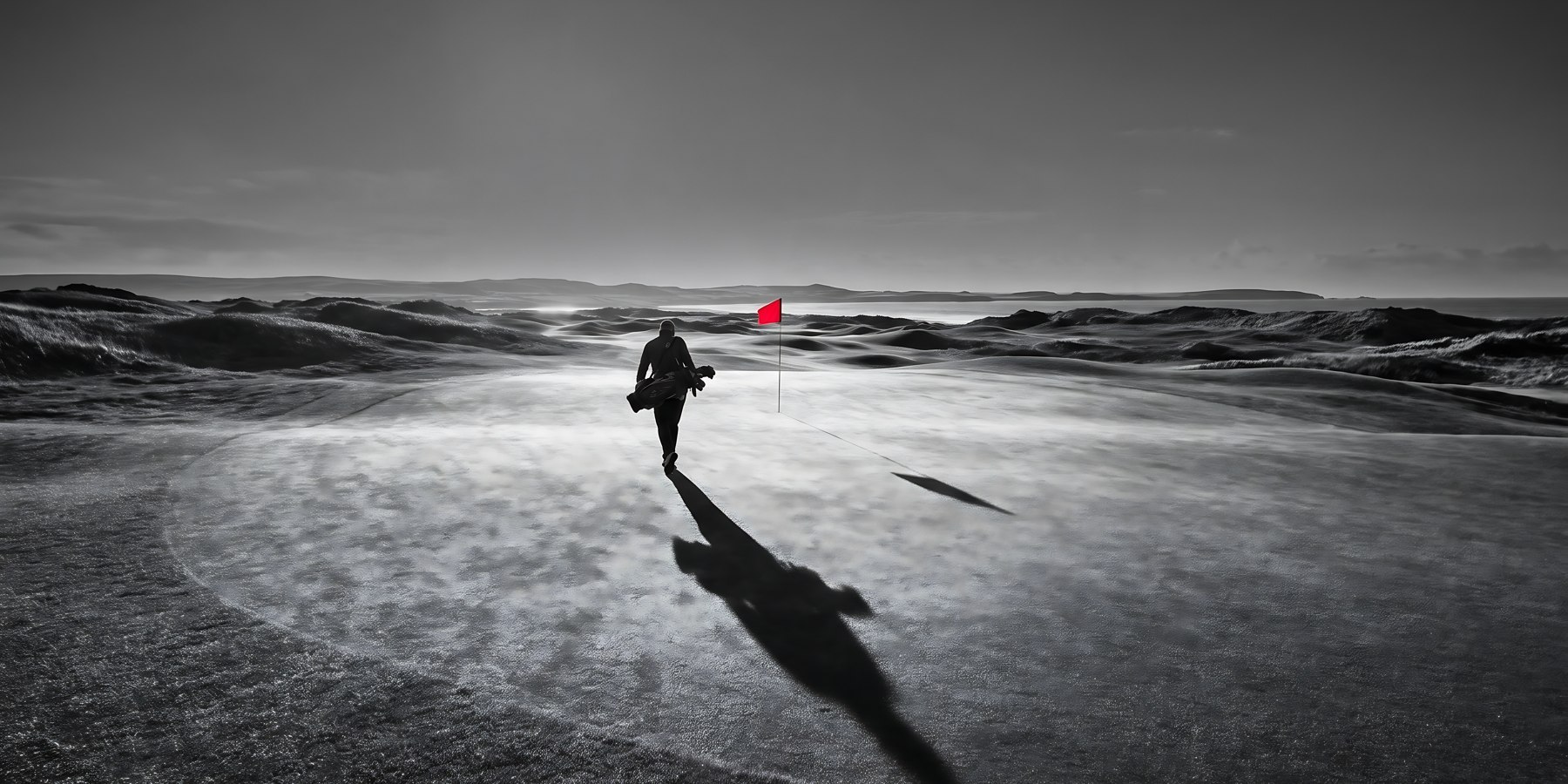 Golf Course Wall Art: The Walk