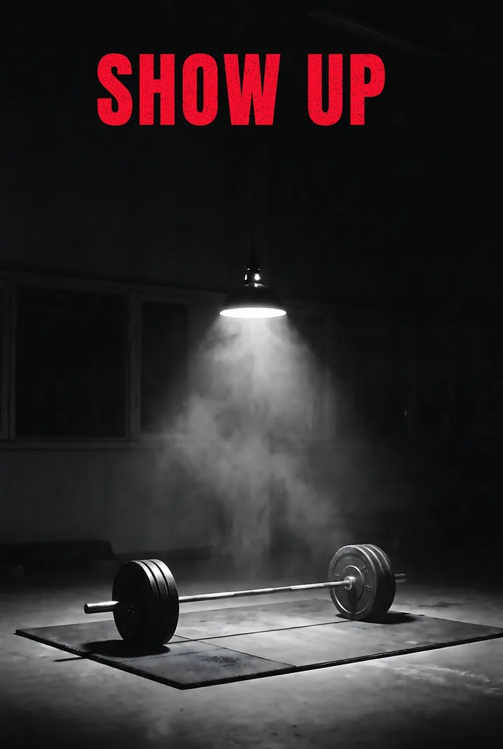 Show Up Gym Wall Art