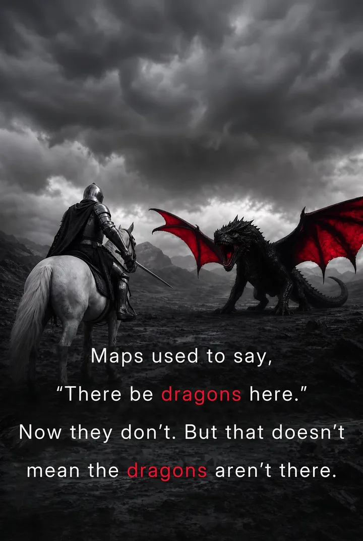 There Be Dragons Man Cave Decor