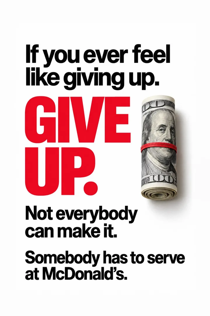 Give Up Meme Wall Art