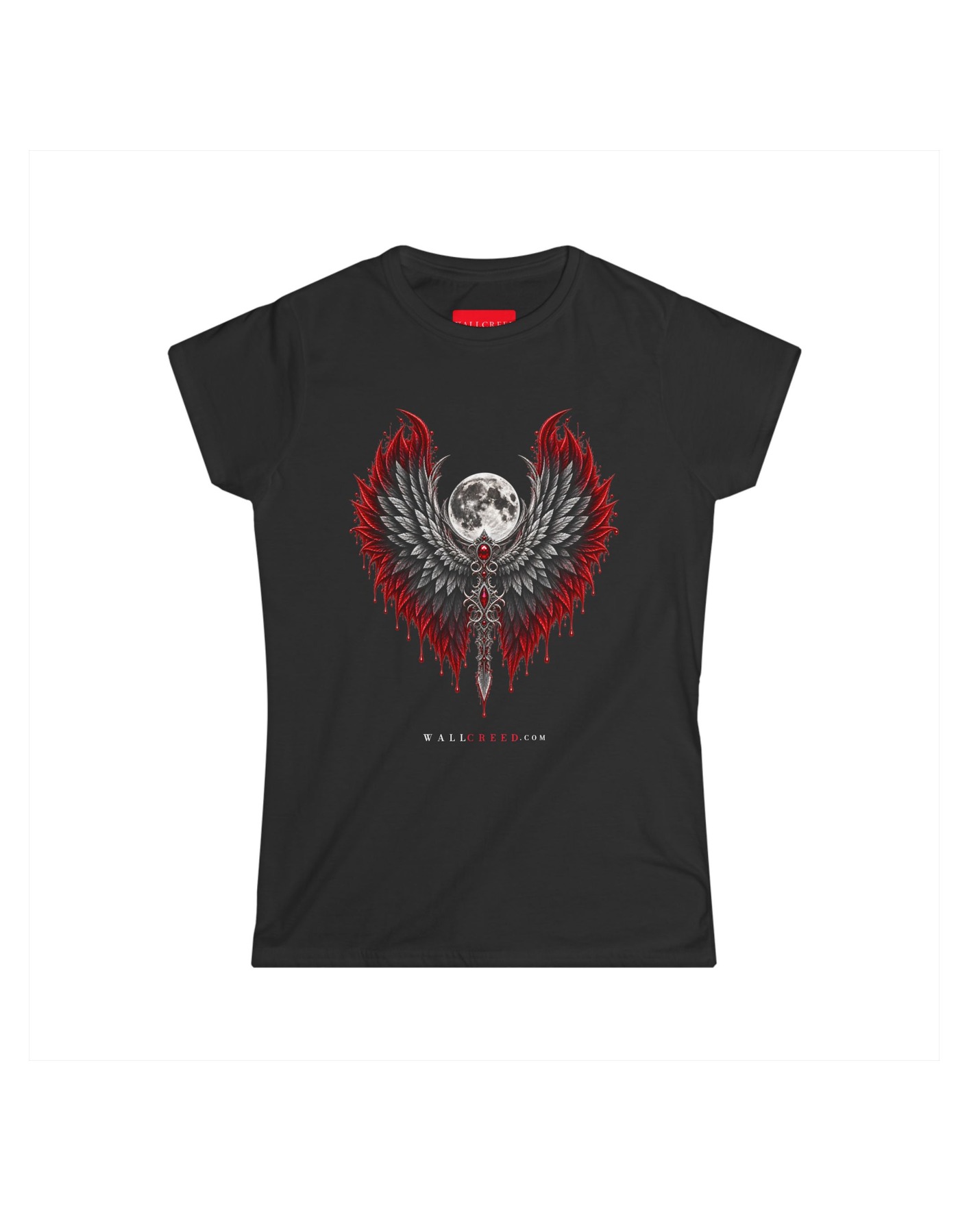 Moonlit Wings graphic tee - 