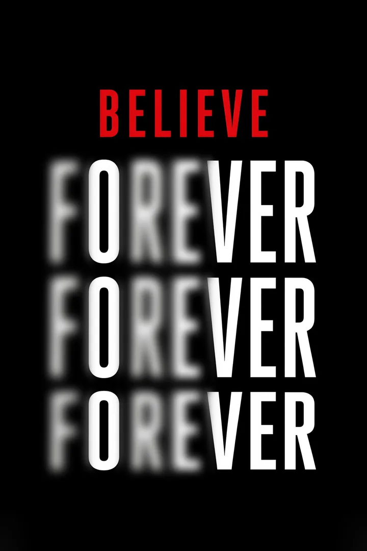 Believe Forever Motivational Quote Wall Art