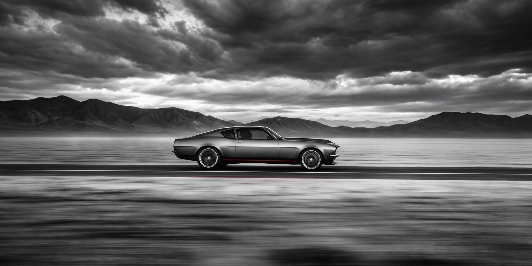 Racing Wall Art: Open Road Velocity