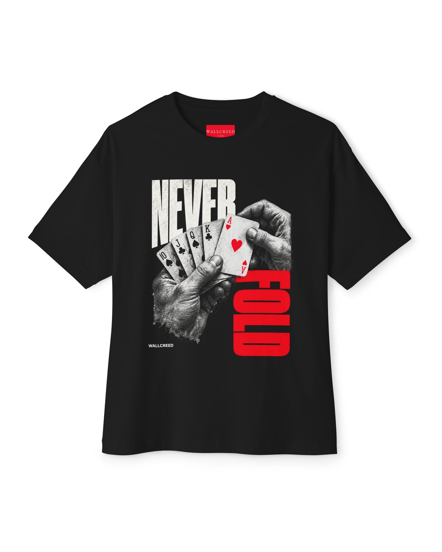Never Fold graphic tee - NEVER FOLD
