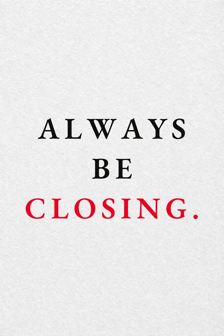 Always Be Closing Office Wall Art Quotes
