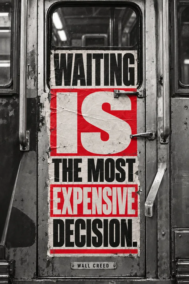Waiting Is Expensive: WAITING IS THE MOST EXPENSIVE DECISION.