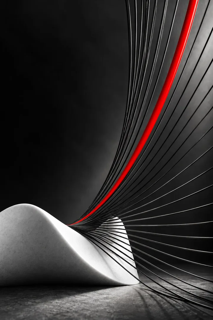 Tensile Field Professional Office Wall Art