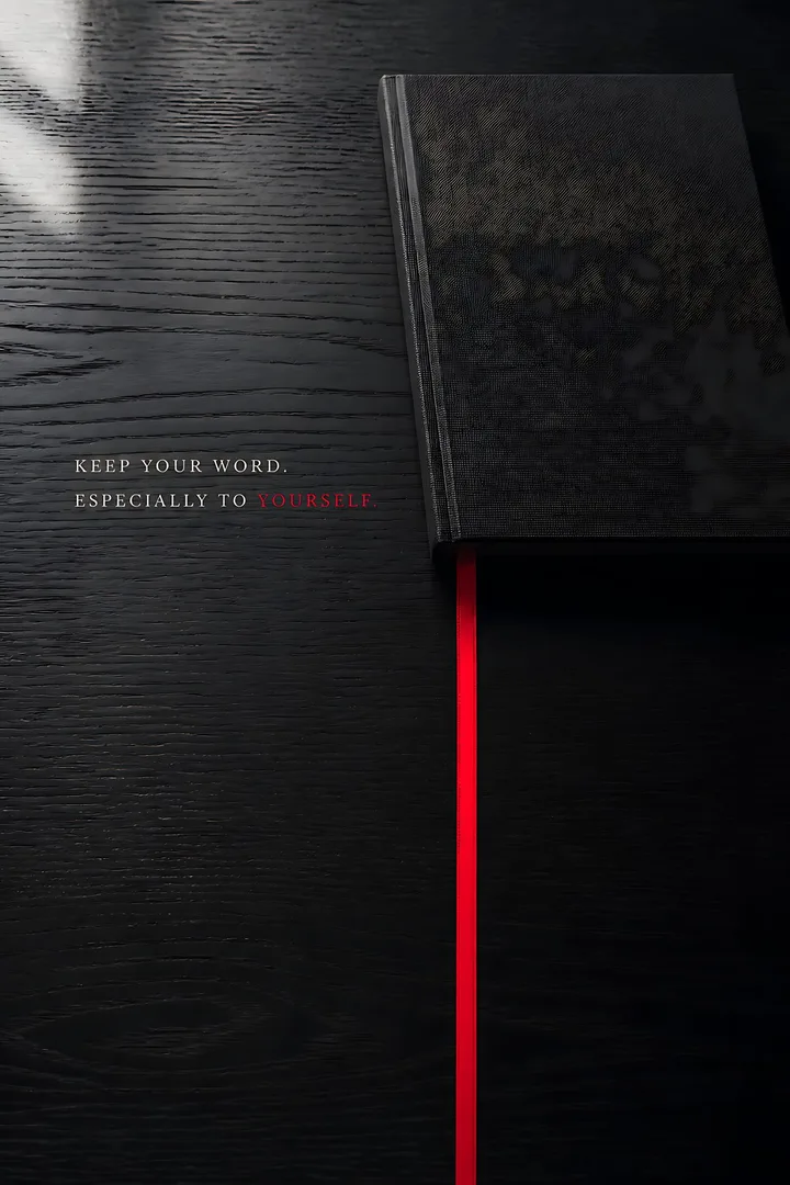 Keep Your Word: KEEP YOUR WORD. ESPECIALLY TO YOURSELF.