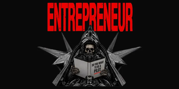 Entrepreneur Skeleton Wall Art