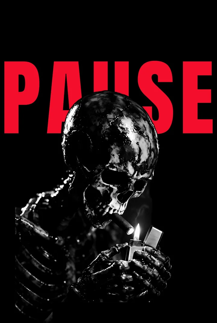 Dark Wall Art - Pause