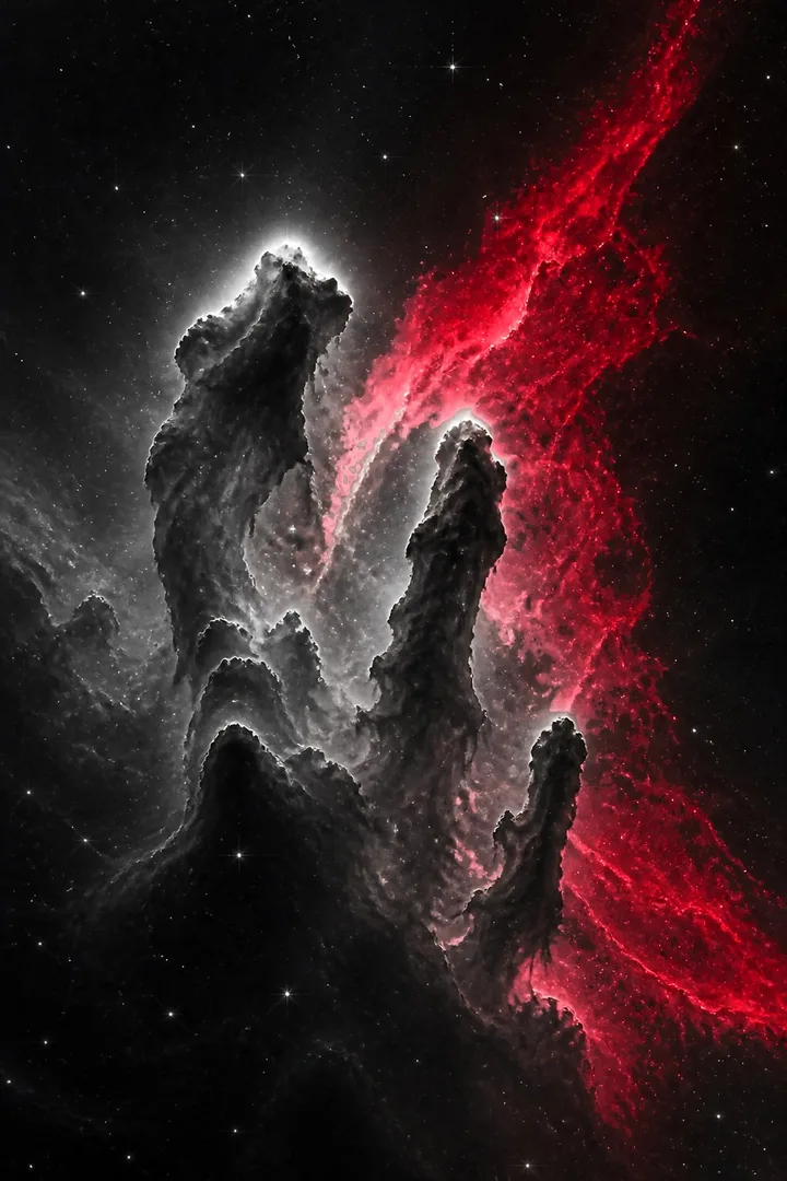 Birth Cloud Space Wall Art