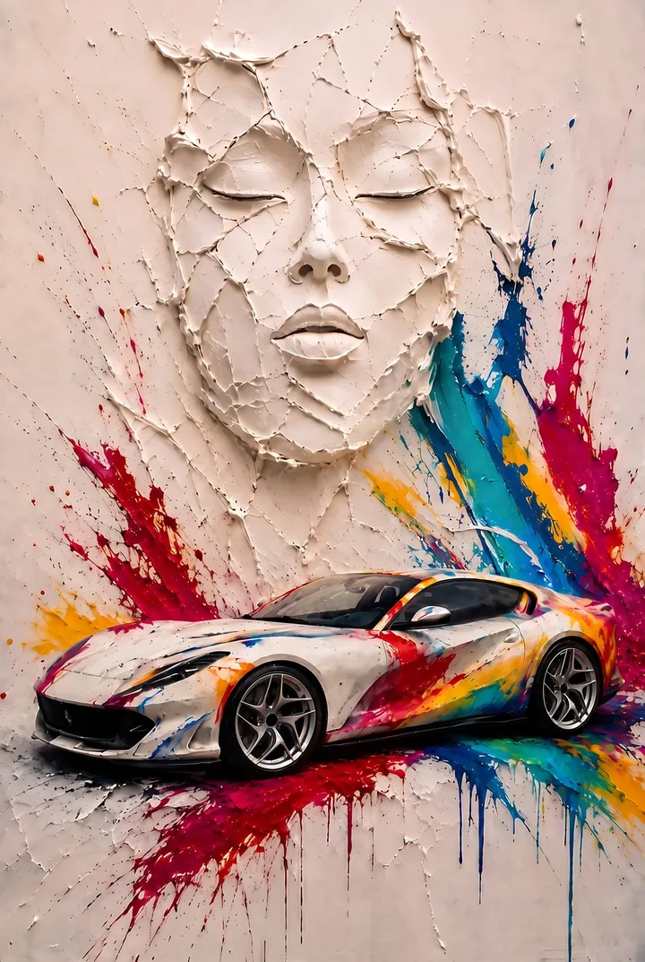 Full Throttle Car Wall Art