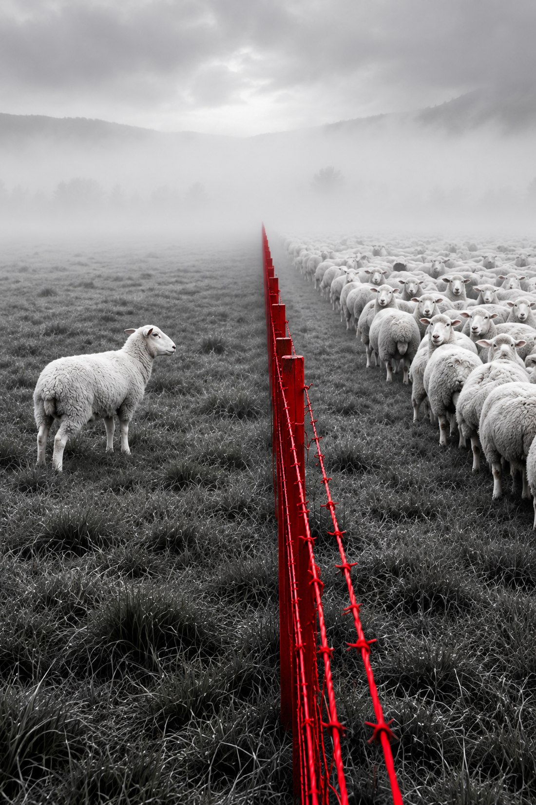 Professional Office Wall Art - Lone Lamb