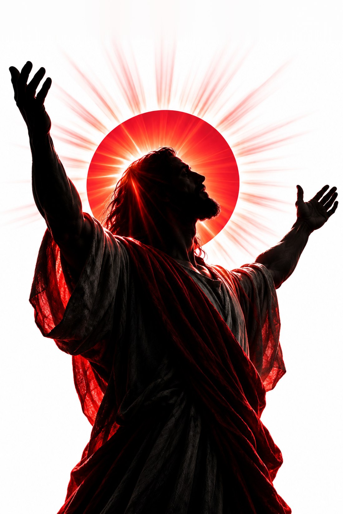 Dark Wall Art - Red Sun Victory