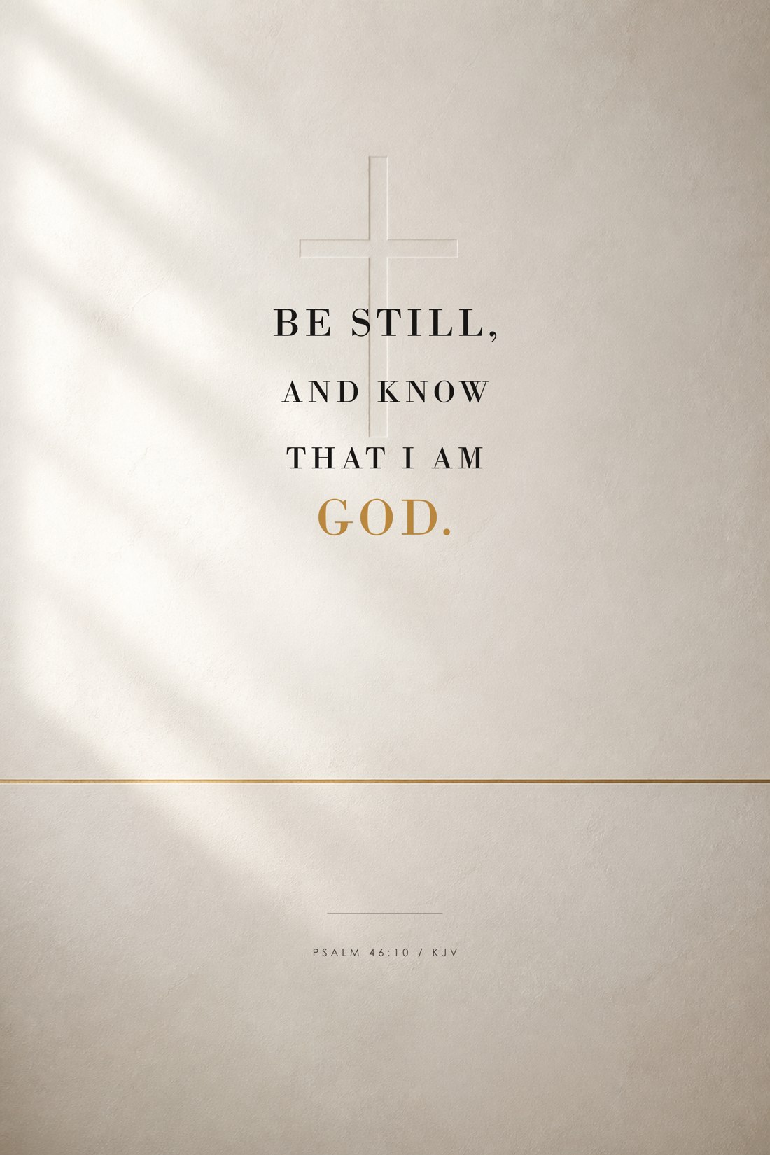 Bible Verse Wall Art - Be Still